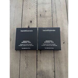 Bareminerals Original Mineral Veil Lot Bundle of 2 Translucent + Sheer Light